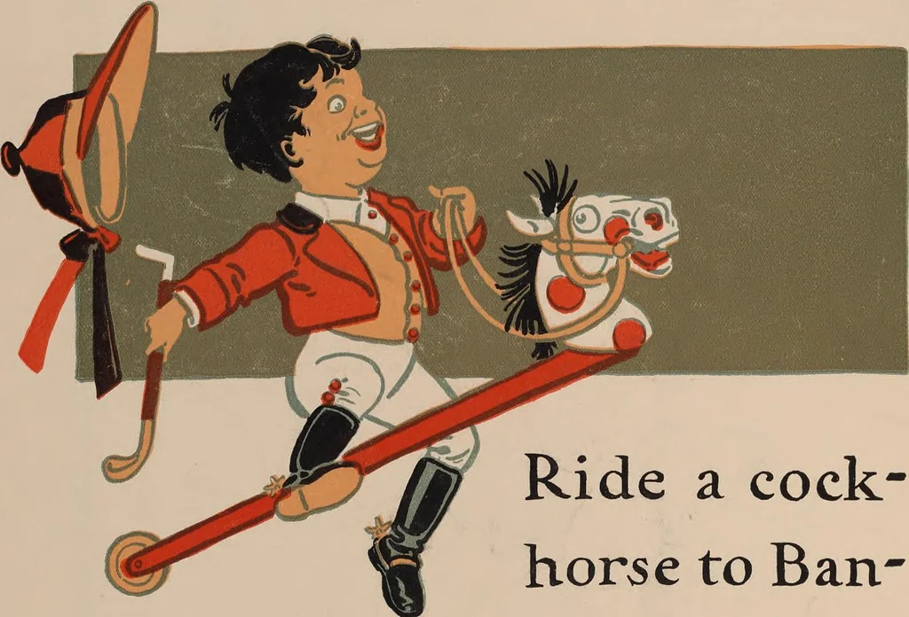 An illustration from Denslow's Mother Goose : being the old familiar rhymes and jingles of Mother Goose, 1901, leaf 52