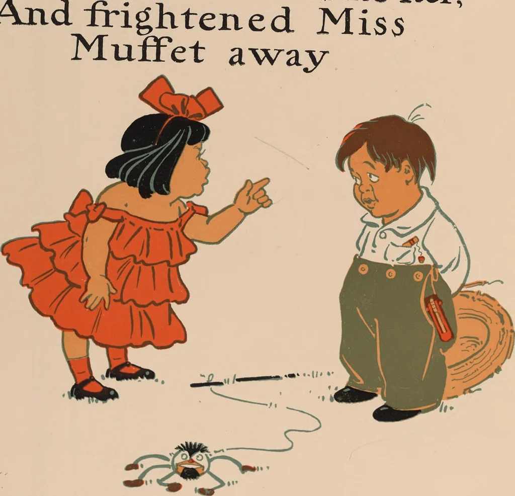 An illustration from Denslow's Mother Goose : being the old familiar rhymes and jingles of Mother Goose, 1901, leaf 66