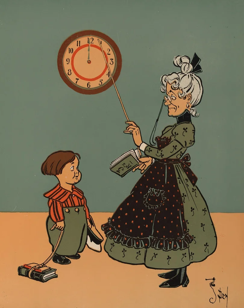 An illustration from Denslow's Mother Goose : being the old familiar rhymes and jingles of Mother Goose, 1901, leaf 75