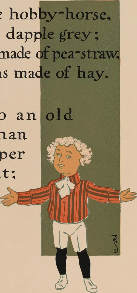 An illustration from Denslow's Mother Goose : being the old familiar rhymes and jingles of Mother Goose, 1901, leaf 76