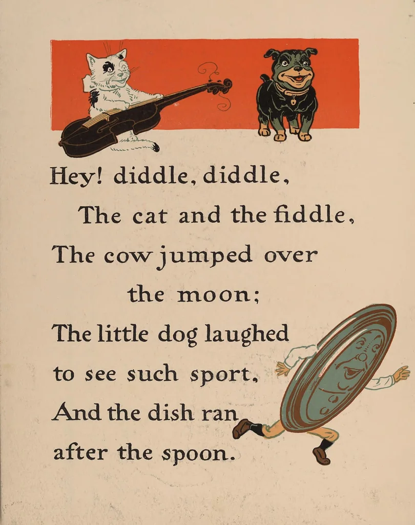 An illustration from Denslow's Mother Goose : being the old familiar rhymes and jingles of Mother Goose, 1901, leaf 84