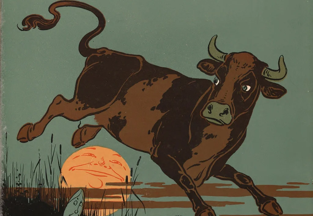 An illustration from Denslow's Mother Goose : being the old familiar rhymes and jingles of Mother Goose, 1901, leaf 85