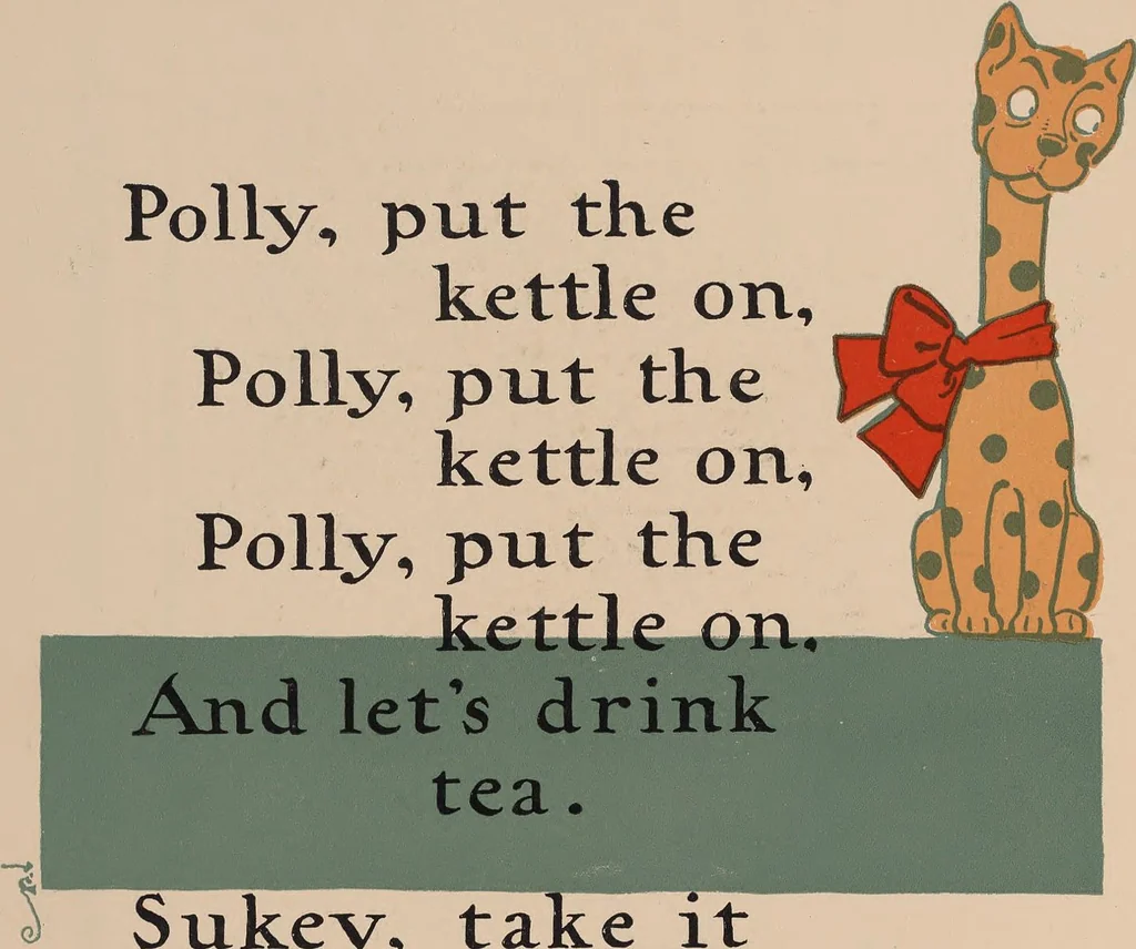 An illustration from Denslow's Mother Goose : being the old familiar rhymes and jingles of Mother Goose, 1901, leaf 98