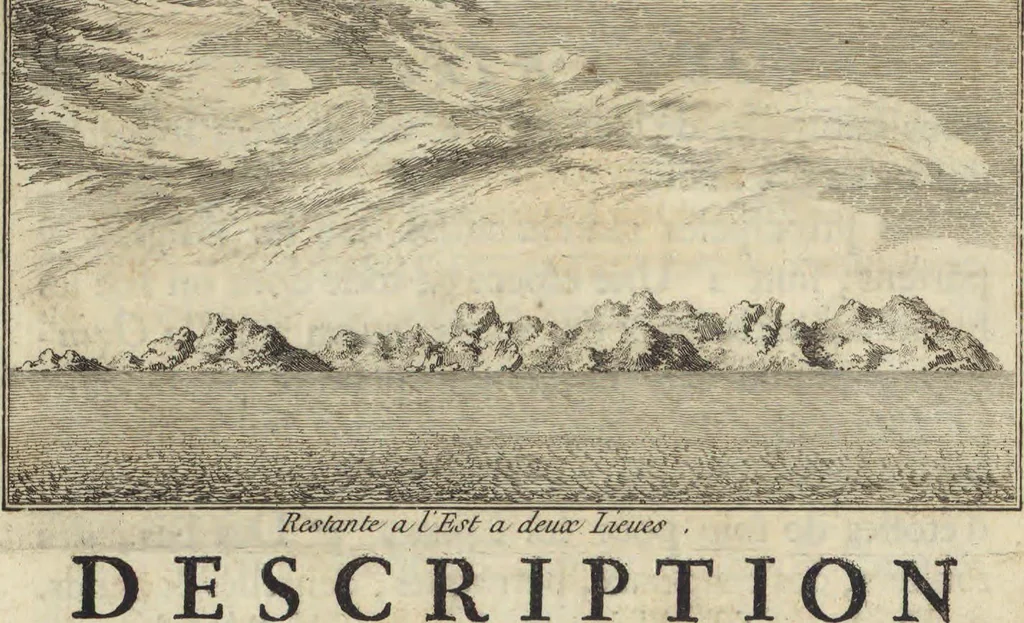 An illustration from Description geographique des isles Antilles possédées par les anglois, 1758, leaf 117