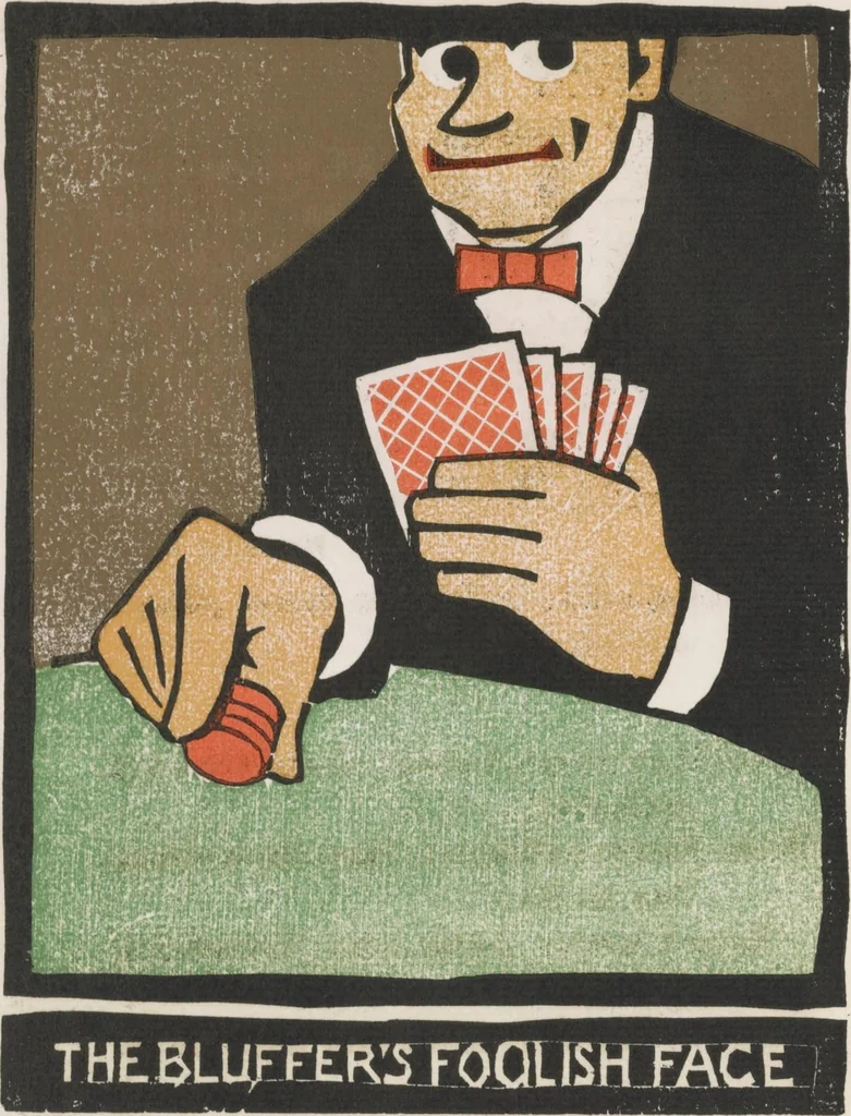 An illustration from Poker Rubaiyat,, 1903, leaf 12