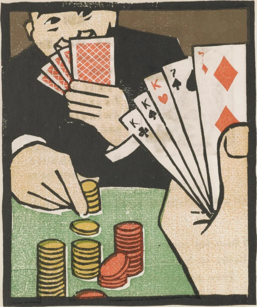 An illustration from Poker Rubaiyat,, 1903, leaf 22