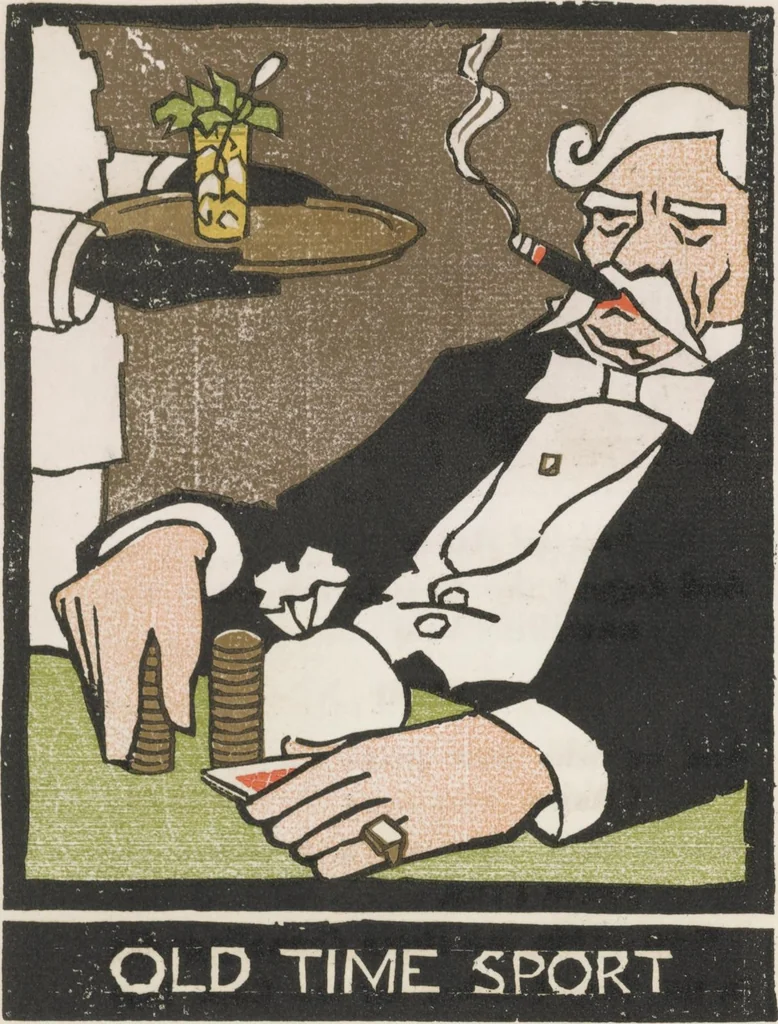 An illustration from Poker Rubaiyat,, 1903, leaf 26
