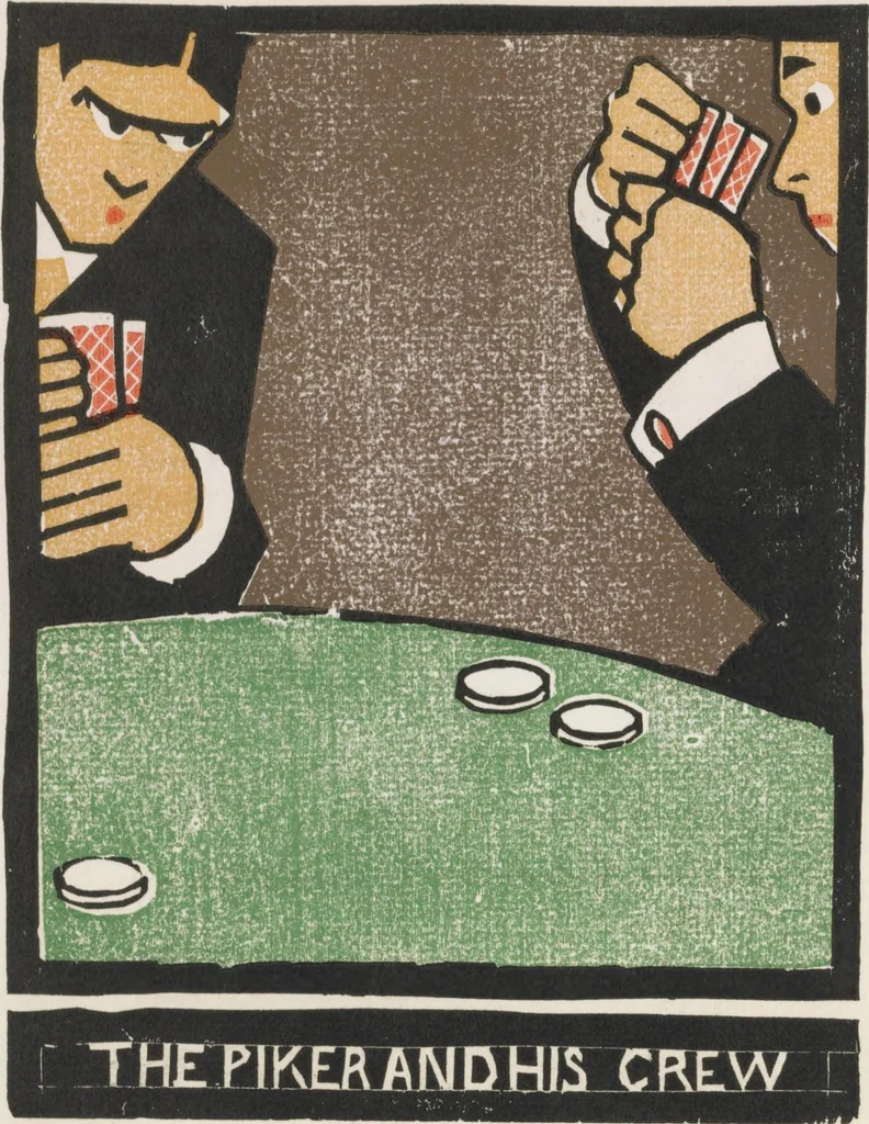 An illustration from Poker Rubaiyat,, 1903, leaf 28