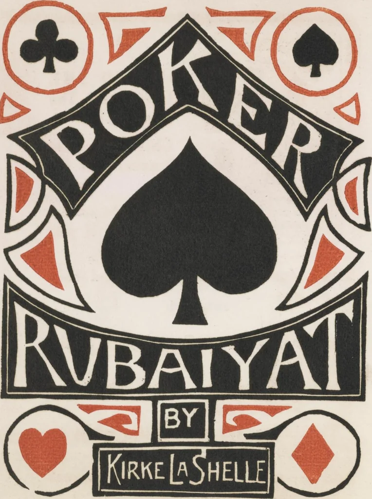 An illustration from Poker Rubaiyat,, 1903, leaf 8
