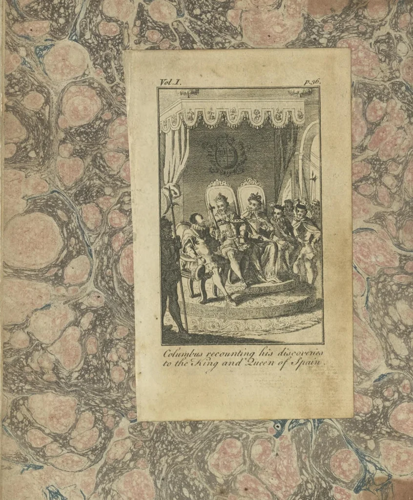 An illustration from Vita e lettere di Amerigo Vespucci, gentiluomo fiorentino, 1745, leaf 219