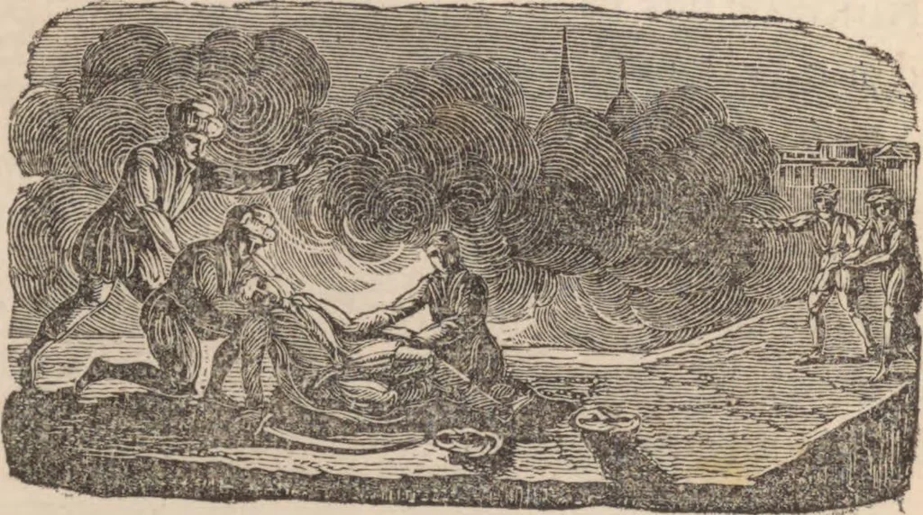 An illustration from The tales of Peter Parley about Europe : with engravings, 1828, leaf 81