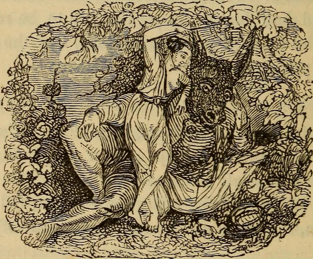 An illustration from Parlour magic., 1838, leaf 36