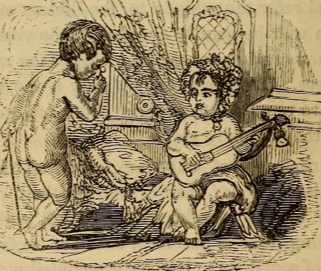 An illustration from Parlour magic., 1838, leaf 72