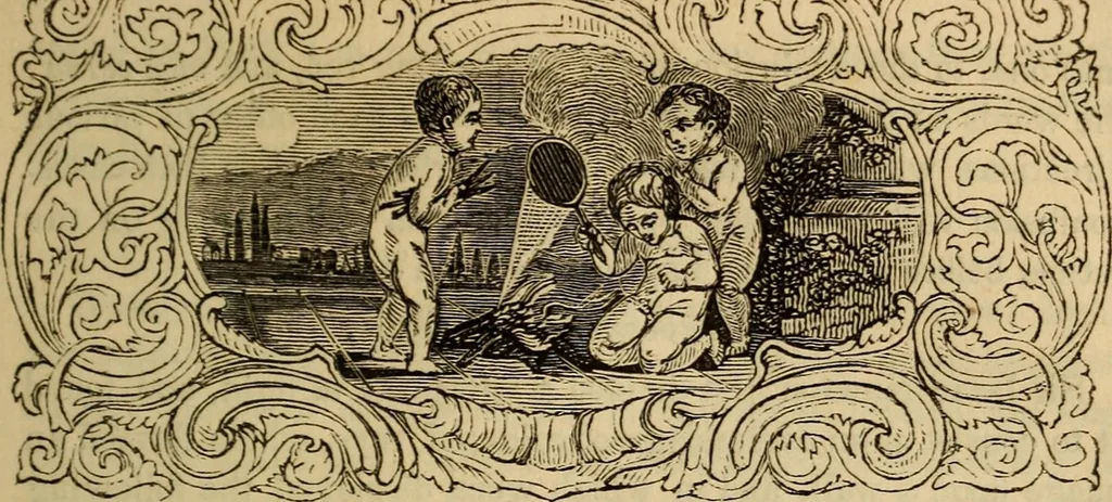 An illustration from Parlour magic., 1838, leaf 75