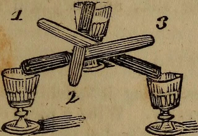 An illustration from The boy's own book; a complete encylopedia of all the diversion, athletic, scientific and recreative, of boyhood and youth., 1834, leaf 157