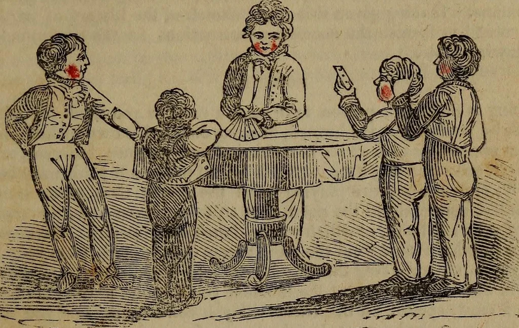An illustration from The boy's own book; a complete encylopedia of all the diversion, athletic, scientific and recreative, of boyhood and youth., 1834, leaf 199