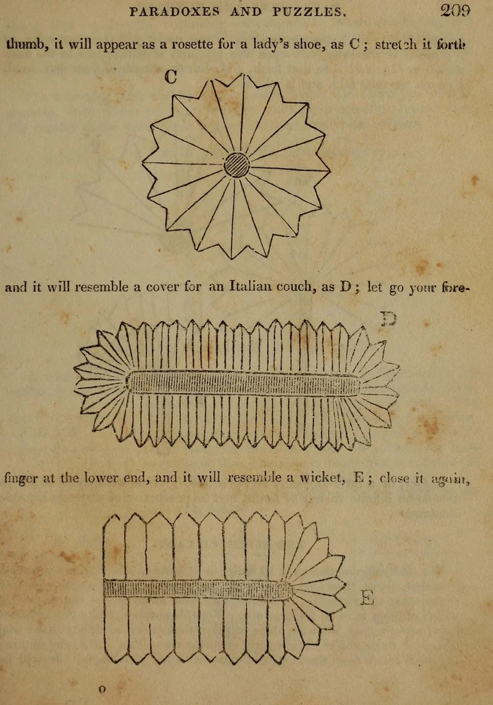 An illustration from The boy's own book; a complete encylopedia of all the diversion, athletic, scientific and recreative, of boyhood and youth., 1834, leaf 213