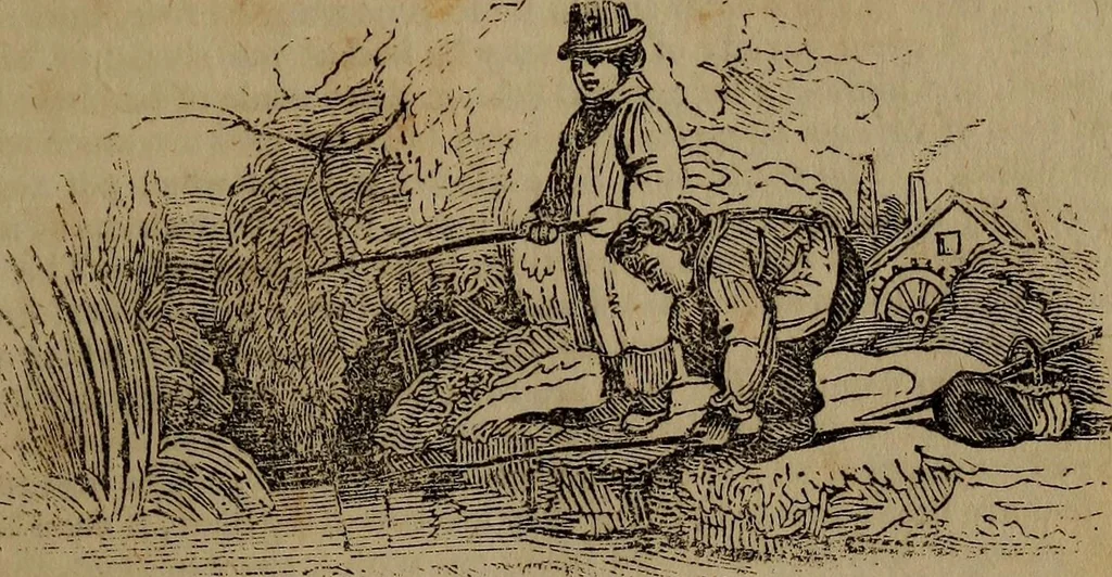 An illustration from The boy's own book; a complete encylopedia of all the diversion, athletic, scientific and recreative, of boyhood and youth., 1834, leaf 267
