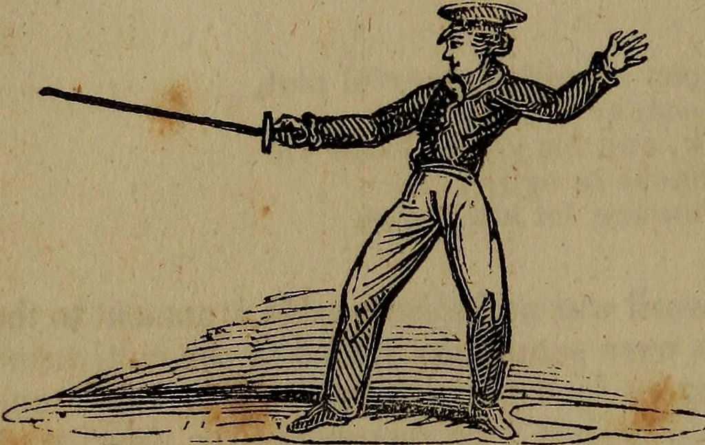 An illustration from The boy's own book; a complete encylopedia of all the diversion, athletic, scientific and recreative, of boyhood and youth., 1834, leaf 294