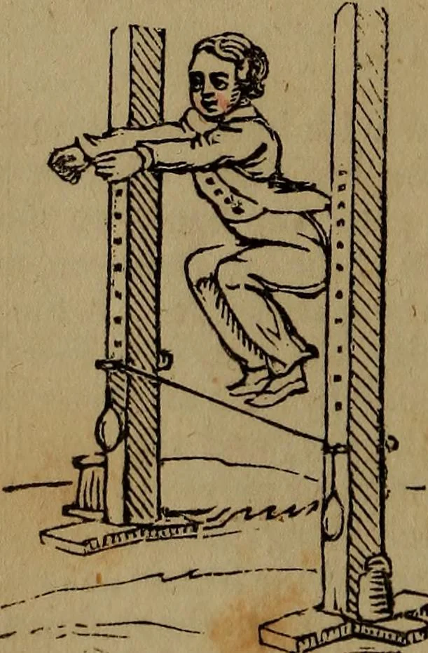 An illustration from The boy's own book; a complete encylopedia of all the diversion, athletic, scientific and recreative, of boyhood and youth., 1834, leaf 66
