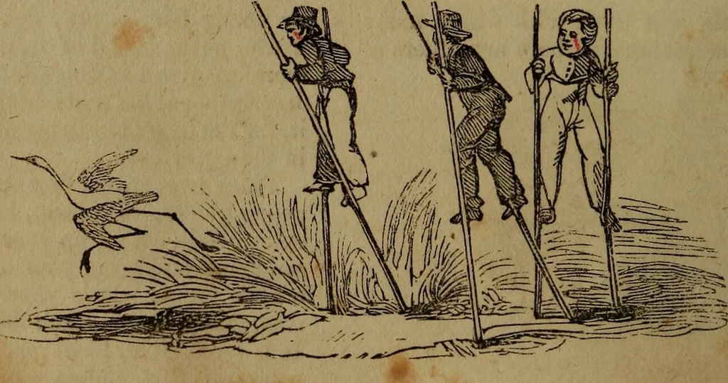 An illustration from The boy's own book; a complete encylopedia of all the diversion, athletic, scientific and recreative, of boyhood and youth., 1834, leaf 78