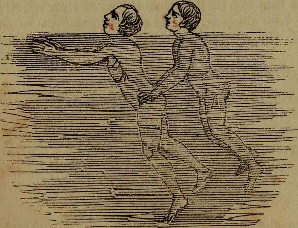 An illustration from The boy's own book; a complete encylopedia of all the diversion, athletic, scientific and recreative, of boyhood and youth., 1834, leaf 96
