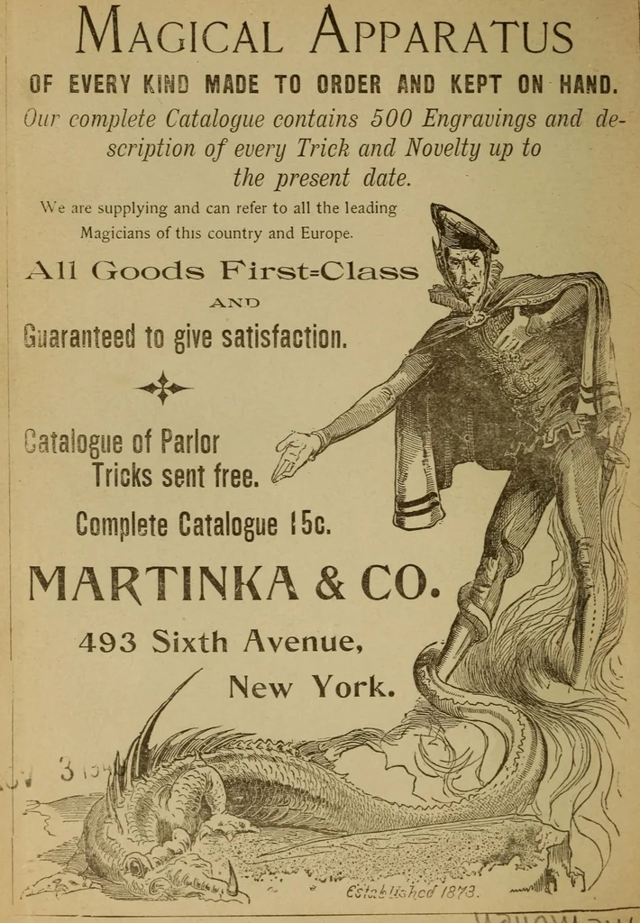 An illustration from Latter day tricks, 1896, leaf 116