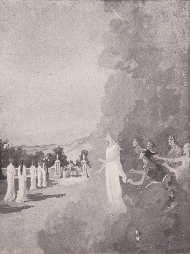 An illustration from The panorama of sleep, or, Soul and symbol, 1903, leaf 175