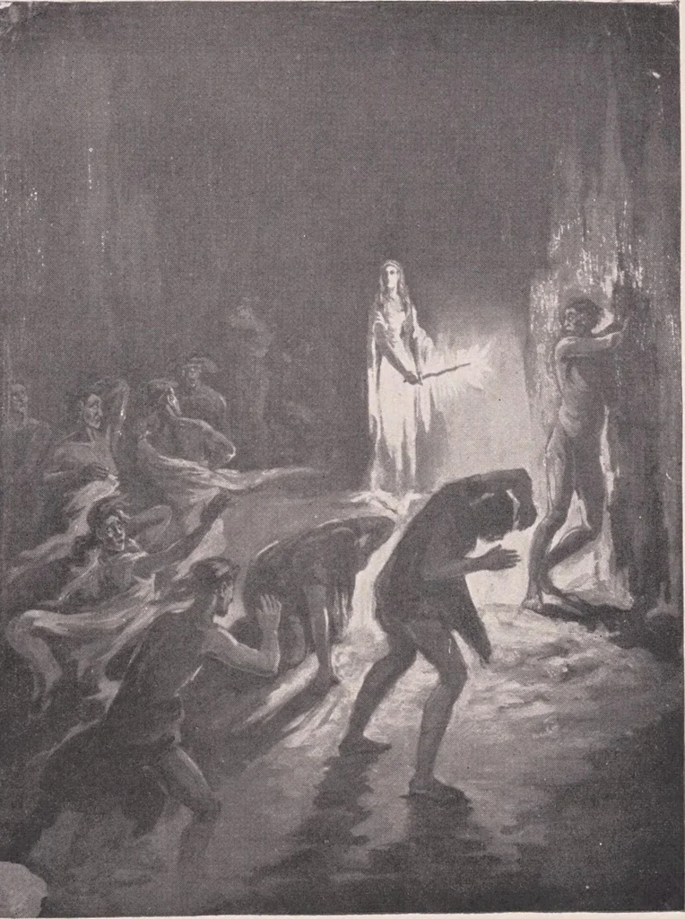 An illustration from The panorama of sleep, or, Soul and symbol, 1903, leaf 53