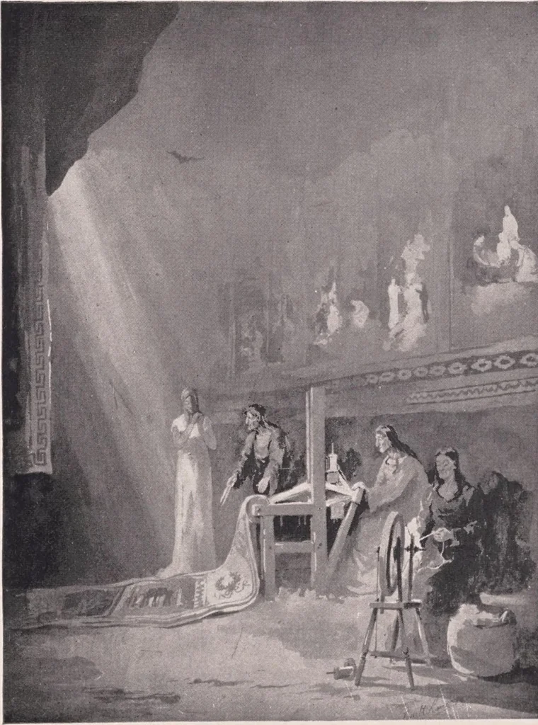 An illustration from The panorama of sleep, or, Soul and symbol, 1903, leaf 75