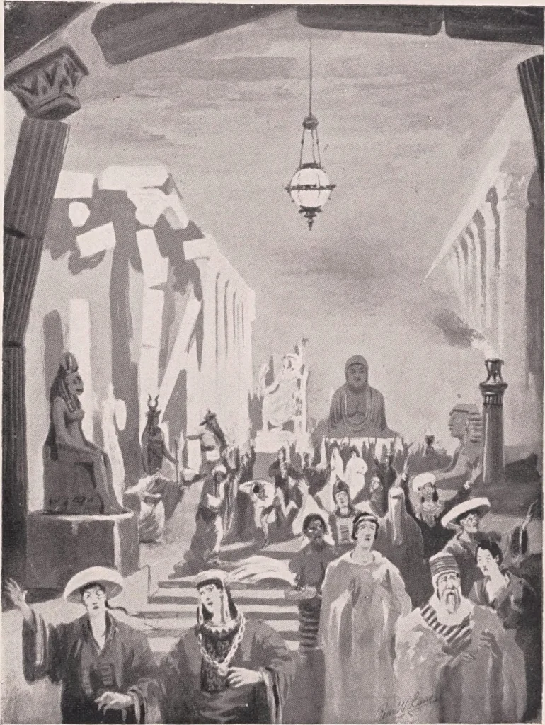 An illustration from The panorama of sleep, or, Soul and symbol, 1903, leaf 85