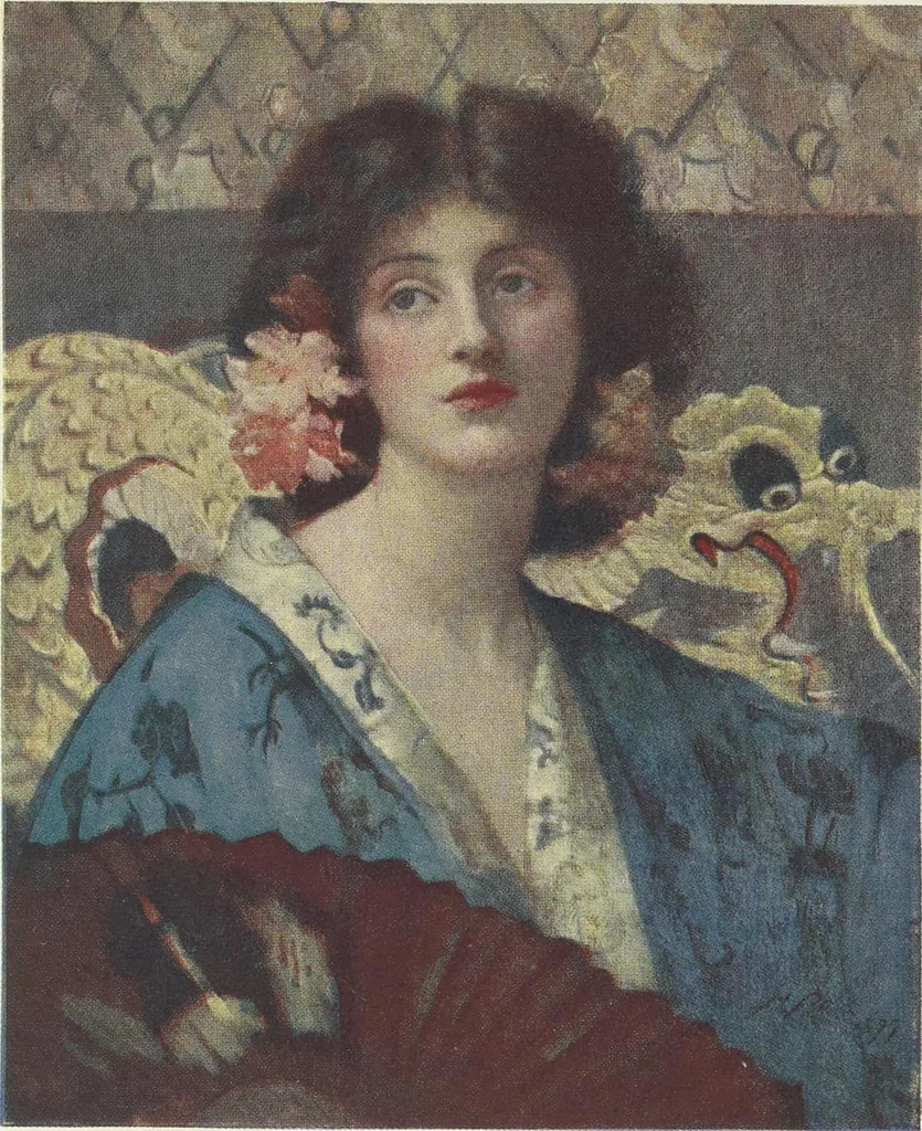 An illustration from Henrietta Rae (Mrs. Ernest Normand), 1905, leaf 158