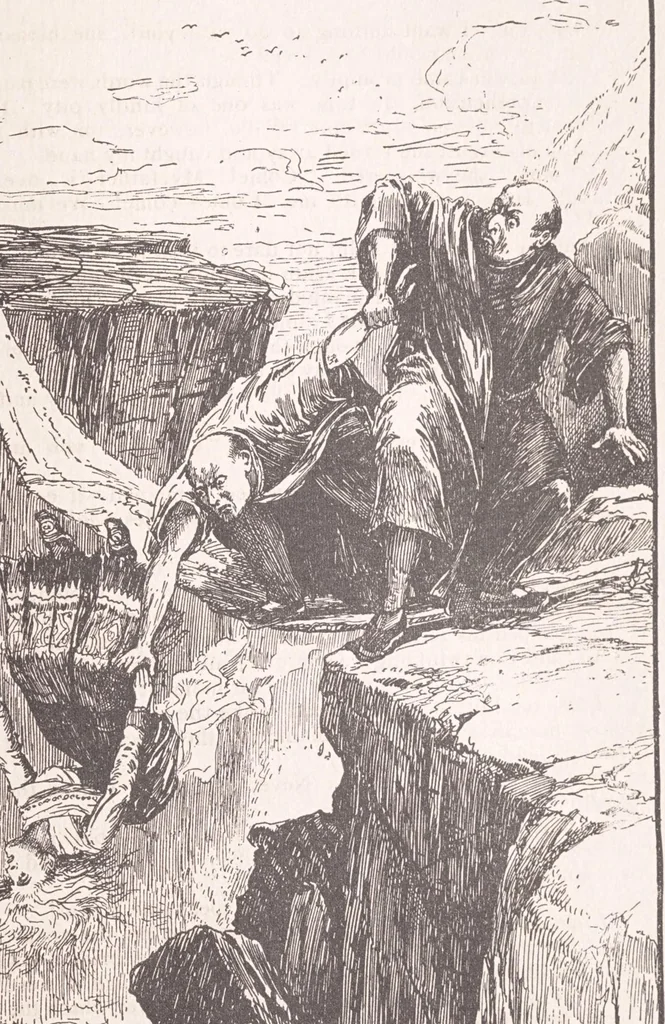 An illustration from Mirrikh, or, A woman from Mars : a tale of occult adventure, 1892, leaf 271