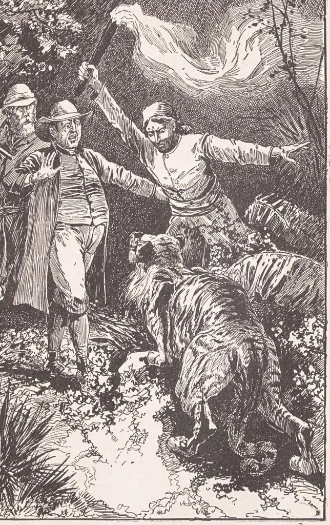 An illustration from Mirrikh, or, A woman from Mars : a tale of occult adventure, 1892, leaf 61