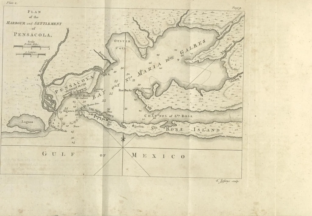 An illustration from An account of the first discovery, and natural history of Florida : with a particular detail of the several expeditions and descents made on that coast, 1763, leaf 30