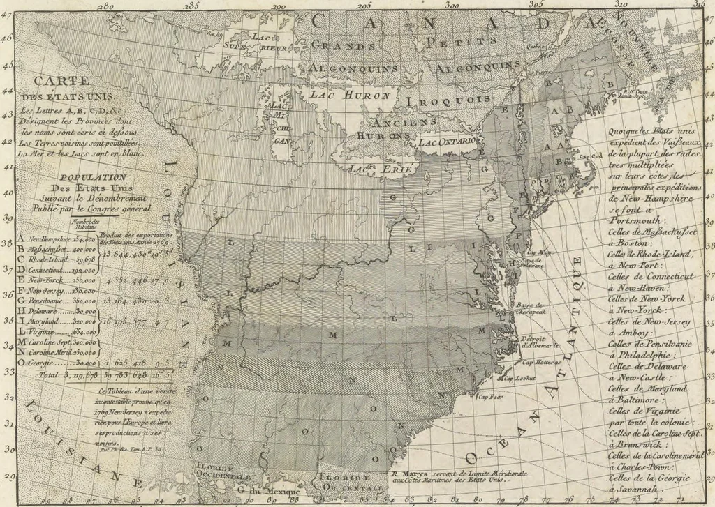 An illustration from Recueil d'estampes representant les différents événemens de la Guerre qui a procuré l'indépendance aux Etats Unis de l'Amérique, 1784, leaf 66