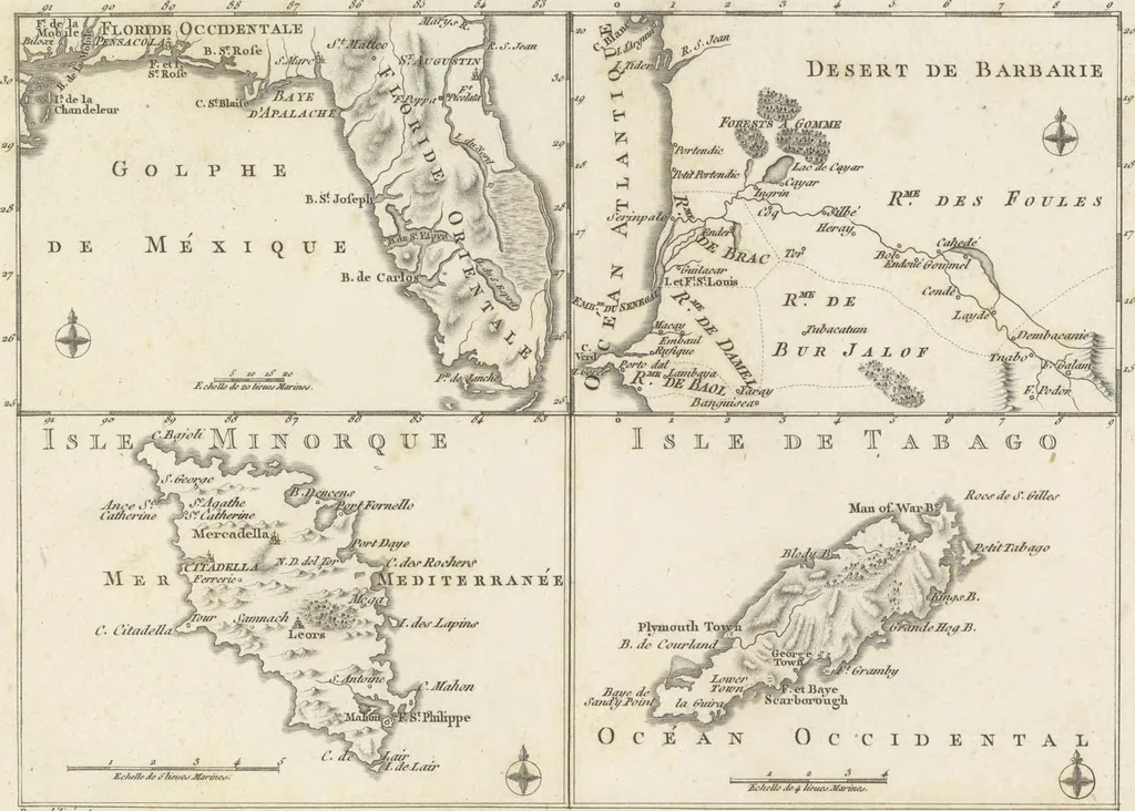 An illustration from Recueil d'estampes representant les différents événemens de la Guerre qui a procuré l'indépendance aux Etats Unis de l'Amérique, 1784, leaf 70