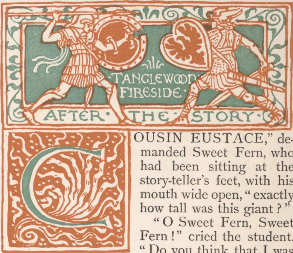An illustration from A wonder book for girls and boys, 1893, leaf 188