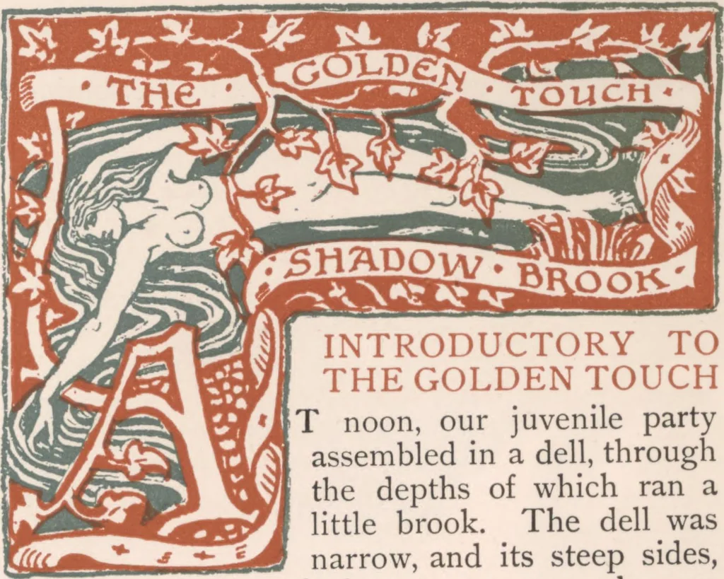 An illustration from A wonder book for girls and boys, 1893, leaf 74