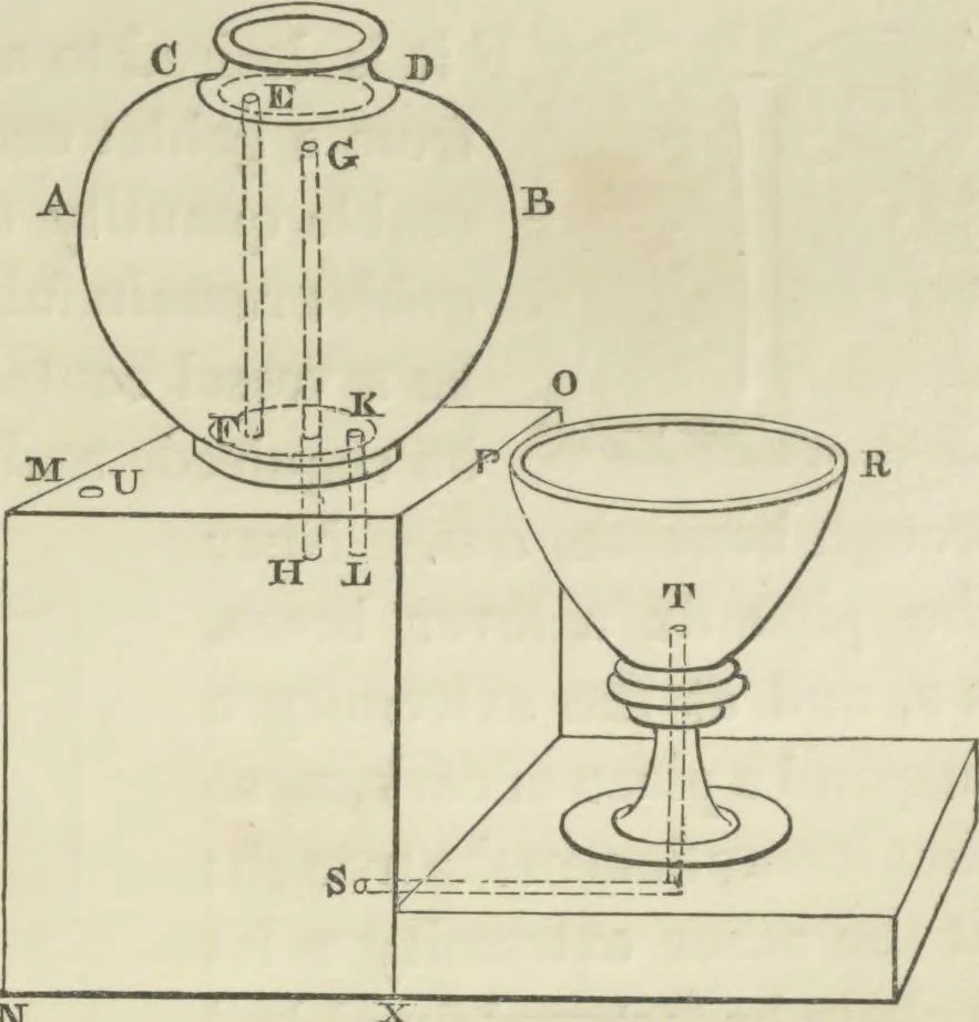 An illustration from The pneumatics of Hero of Alexandria, from the original Greek, 1851, leaf 59