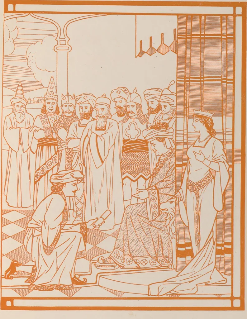 An illustration from Bright-Wits, Prince of Mogadore, 1909, leaf 37