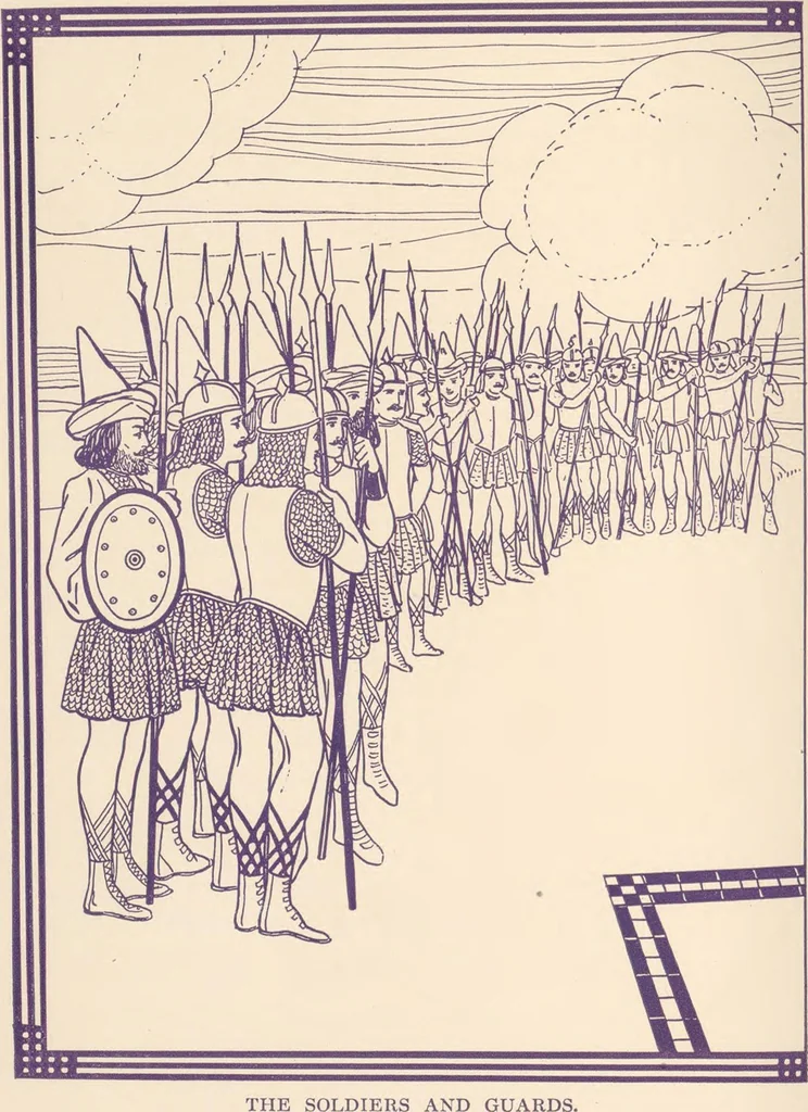 An illustration from Bright-Wits, Prince of Mogadore, 1909, leaf 81