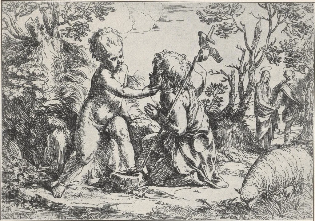 An illustration from Guido Reni, 1910, leaf 129