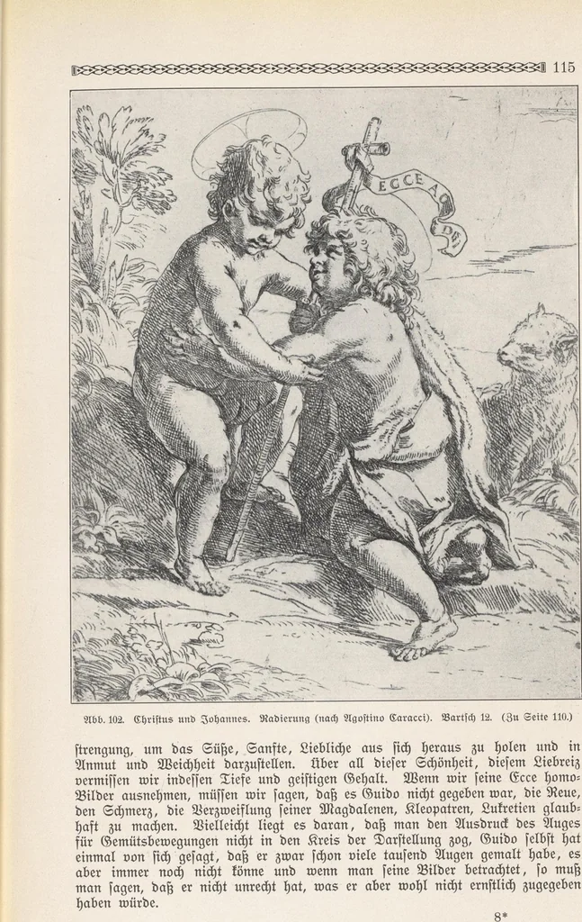 An illustration from Guido Reni, 1910, leaf 130