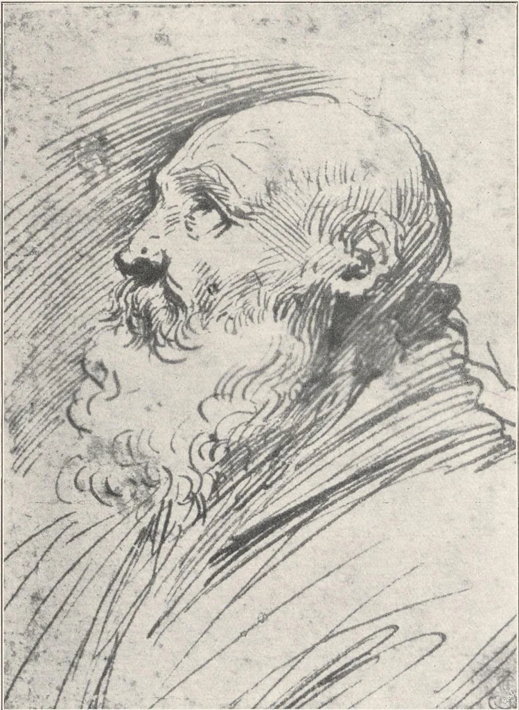 An illustration from Guido Reni, 1910, leaf 45