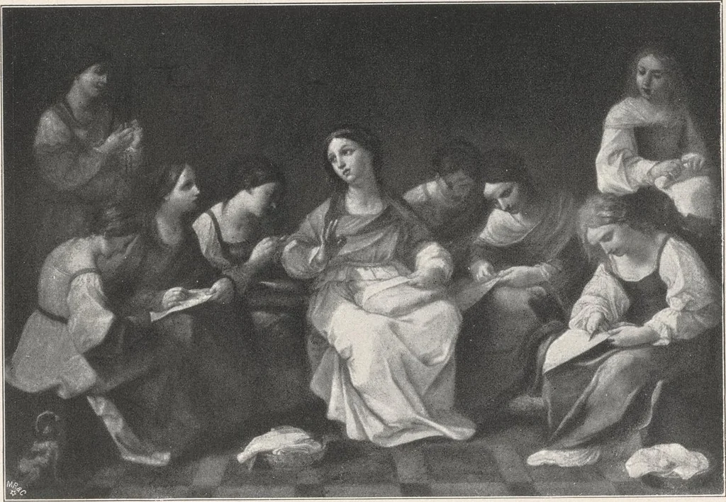An illustration from Guido Reni, 1910, leaf 63