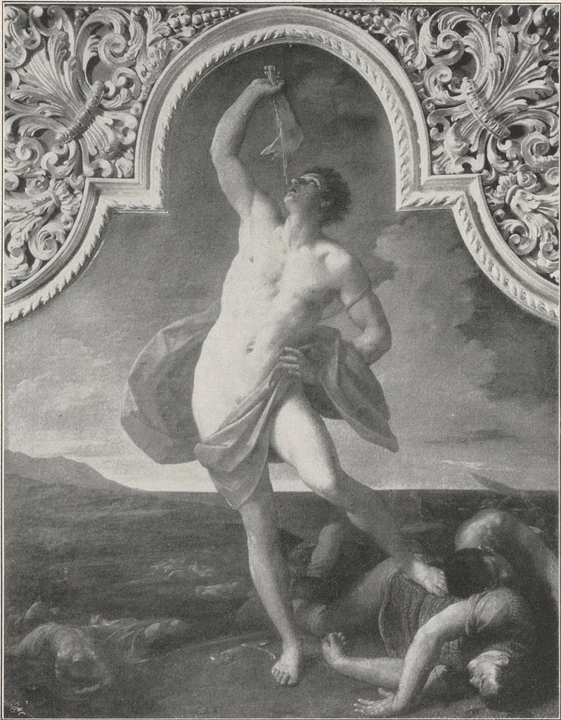 An illustration from Guido Reni, 1910, leaf 68