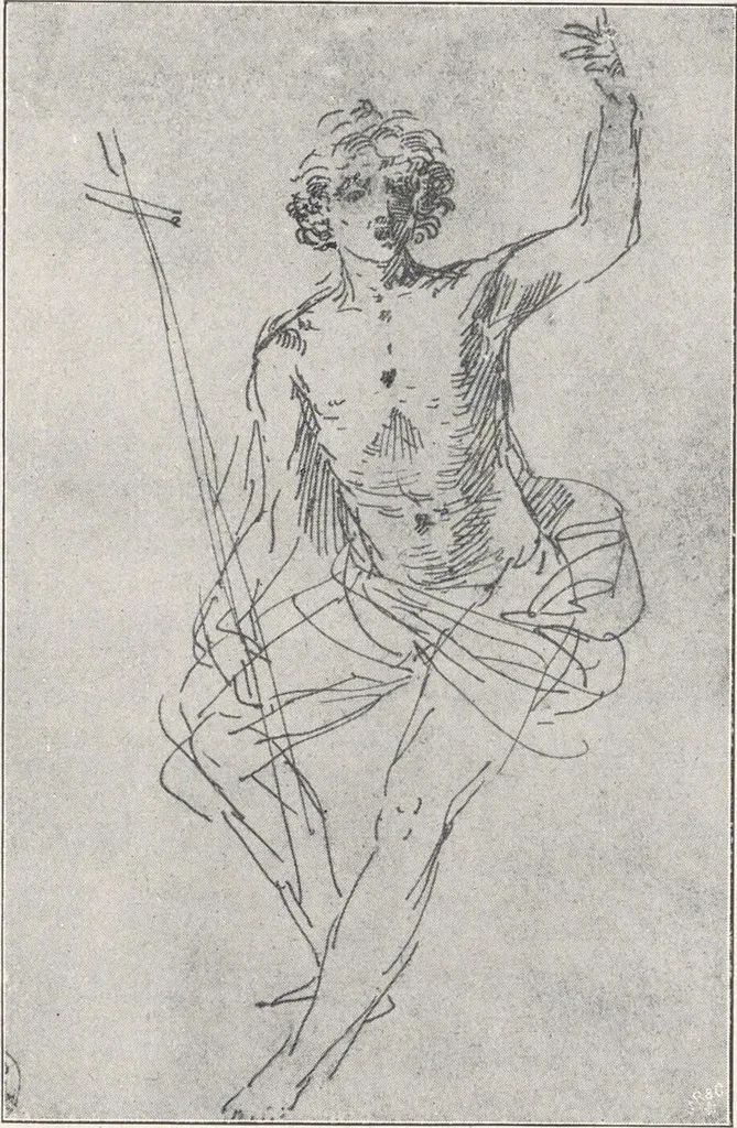 An illustration from Guido Reni, 1910, leaf 71