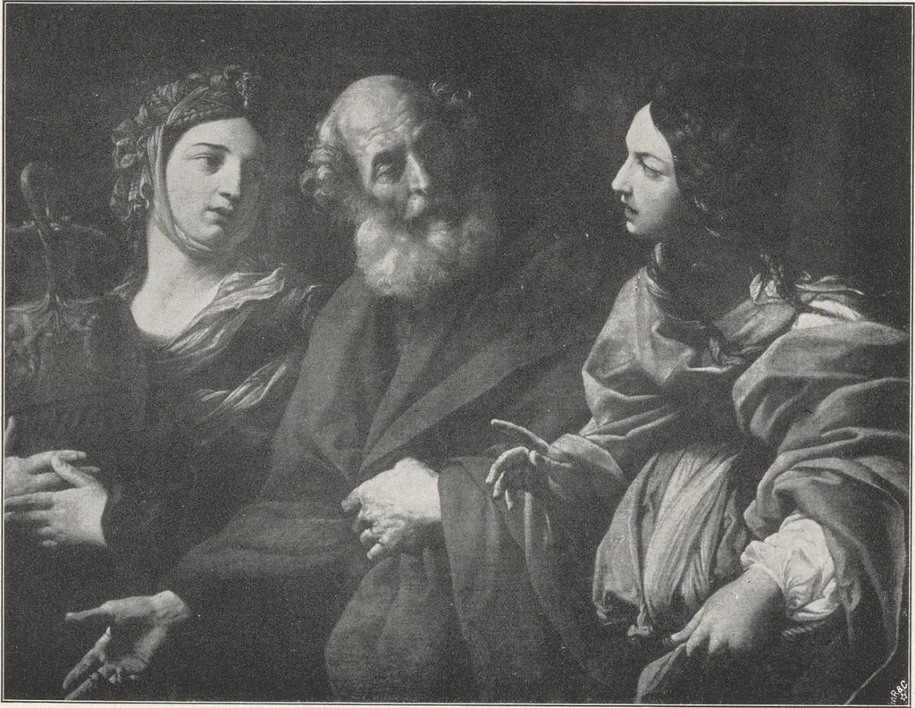 An illustration from Guido Reni, 1910, leaf 96