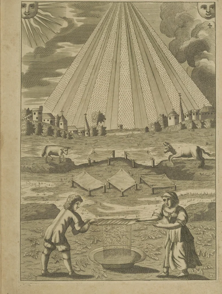An illustration from Mutus liber,, 1702, leaf 11